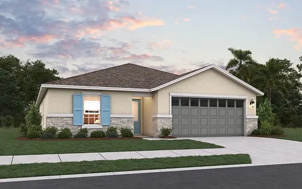 Dream Finders Bradley C Model Home & Floorplan at Hammock Oaks Reserve